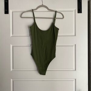 American Apparel Green Body Suit - M